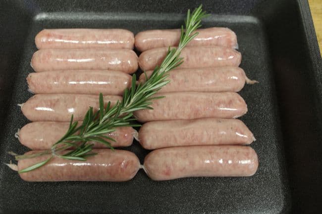 12 Breakfast Chipolata Sausages