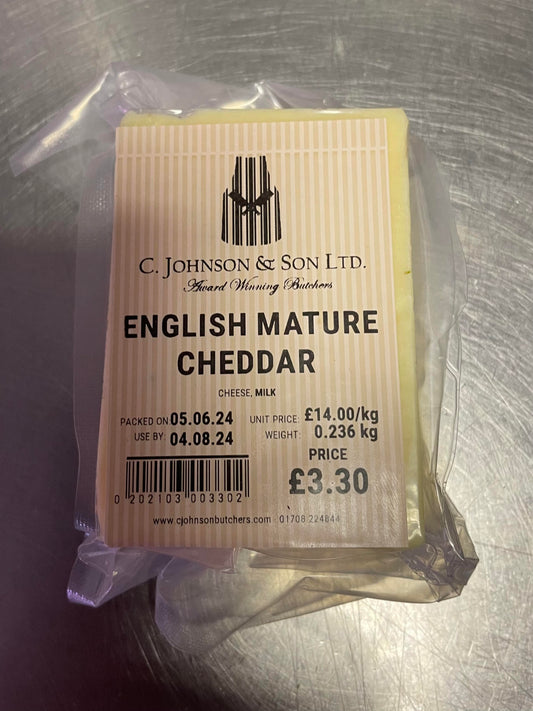 English Mature Cheddar Cheese - 1kg