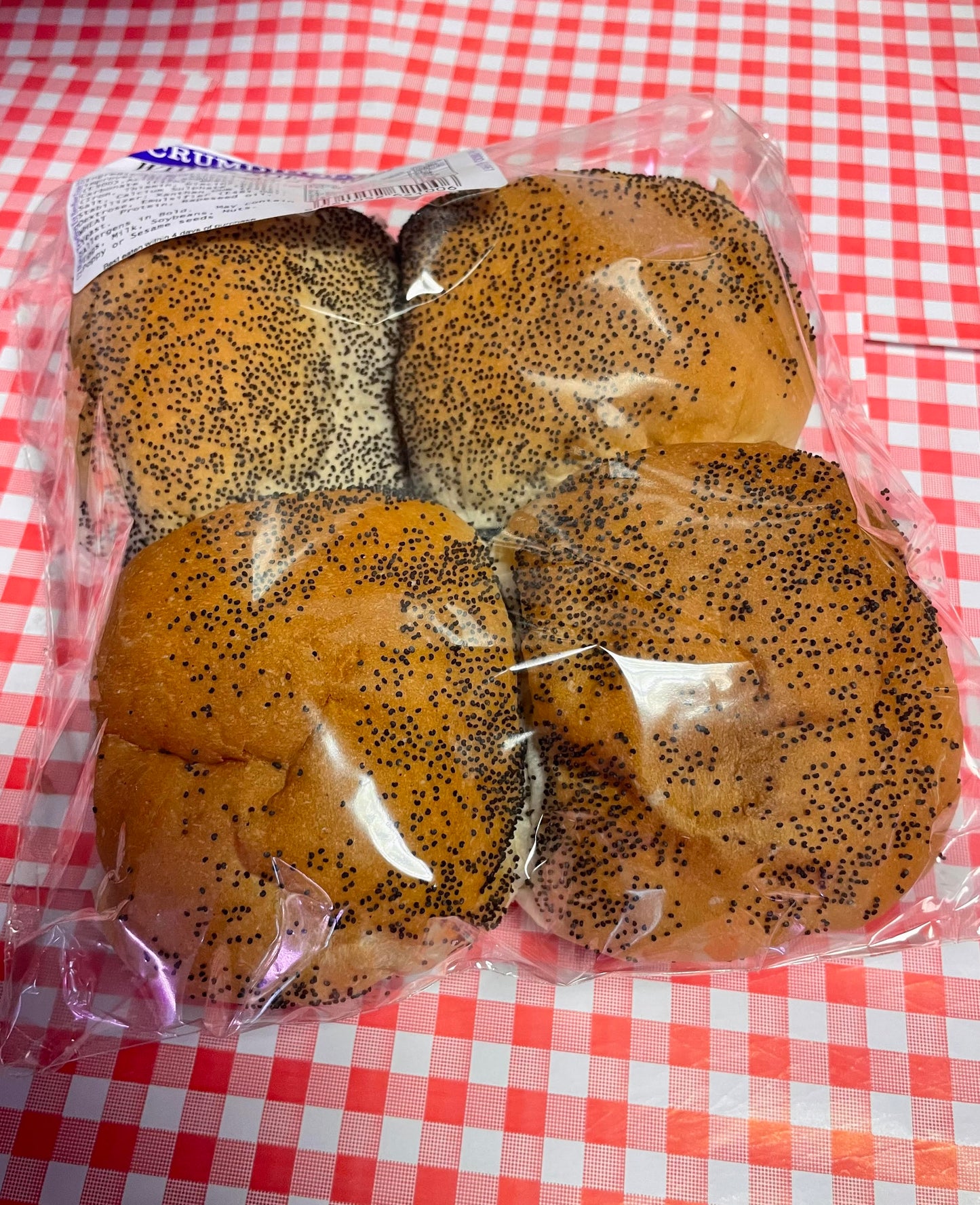 4 White Seeded Roll